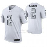 Camiseta NFL Legend Hombre Oakland Raiders Aj Mccarron Blanco Color Rush