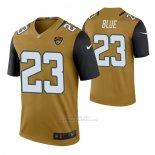 Camiseta NFL Legend Jacksonville Jaguars Alfred Blue Bold Color Rush Oro