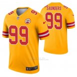 Camiseta NFL Legend Kansas City Chiefs Khalen Saunders Inverted Oro