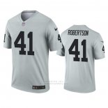 Camiseta NFL Legend Las Vegas Raiders Amik Robertson Inverted Gris