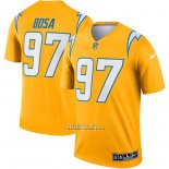 Camiseta NFL Legend Los Angeles Chargers Joey Bosa Inverted Oro
