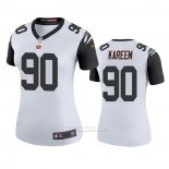 Camiseta NFL Legend Mujer Cincinnati Bengals Khalid Kareem Blanco Color Rush