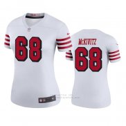 Camiseta NFL Legend Mujer San Francisco 49ers Colton Mckivitz Blanco Color Rush