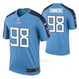 Camiseta NFL Legend Tennessee Titans Jeffery Simmons Color Rush Azul