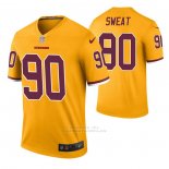 Camiseta NFL Legend Washington Football Team Montez Sweat Color Rush Amarillo