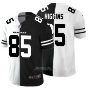 Camiseta NFL Limited Cincinnati Bengals Higgins White Black Split