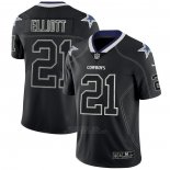 Camiseta NFL Limited Dallas Cowboys Elliott Lights Out Negro