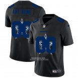 Camiseta NFL Limited Dallas Cowboys Personalizada Logo Dual Overlap Negro