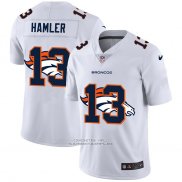 Camiseta NFL Limited Denver Broncos Hamler Logo Dual Overlap Blanco