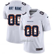 Camiseta NFL Limited Denver Broncos Personalizada Logo Dual Overlap Blanco