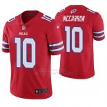 Camiseta NFL Limited Hombre Buffalo Bills Aj Mccarron Rojo Color Rush