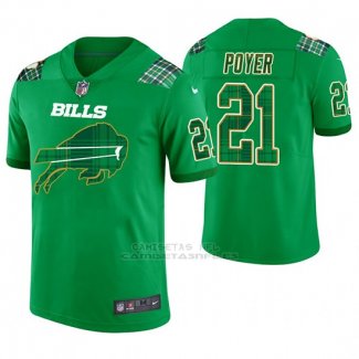 Camiseta NFL Limited Hombre Buffalo Bills Jordan Poyer St. Patrick's Day Verde