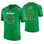 Camiseta NFL Limited Hombre Chicago Bears Khalil Mack St. Patrick's Day Verde
