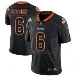 Camiseta NFL Limited Hombre Cleveland Browns Baker Mayfield Negro Color Rush 2018 Lights Out