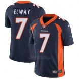 Camiseta NFL Limited Hombre Denver Broncos 7 Elway Azul Vapor Untouchable