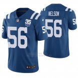 Camiseta NFL Limited Hombre Indianapolis Colts Quenton Nelson 35th Anniersary Azul Vapor Untouchable