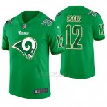Camiseta NFL Limited Hombre Los Angeles Rams Brandin Cooks St. Patrick's Day Verde