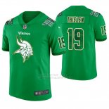 Camiseta NFL Limited Hombre Minnesota Vikings Adam Thielen St. Patrick's Day Verde