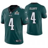 Camiseta NFL Limited Hombre Philadelphia Eagles Jake Elliott Verde Super Bowl Lii Champions