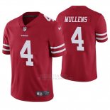 Camiseta NFL Limited Hombre San Francisco 49ers Nick Mullens Rojo Vapor Untouchable