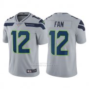 Camiseta NFL Limited Hombre Seahawks 12 Fan Gris Vapor Untouchable