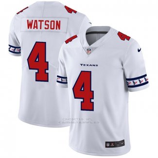 Camiseta NFL Limited Houston Texans Watson Team Logo Fashion Blanco