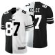 Camiseta NFL Limited Kansas City Chiefs Kelce Black White Split