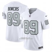 Camiseta NFL Limited Las Vegas Raiders Brock Bowers Vapor F.U.S.E. Alterno Blanco