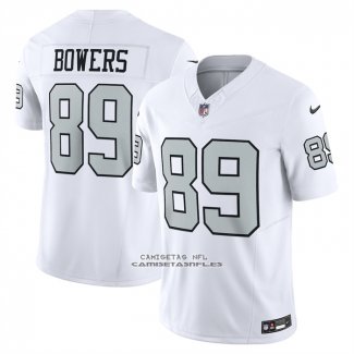 Camiseta NFL Limited Las Vegas Raiders Brock Bowers Vapor F.U.S.E. Alterno Blanco
