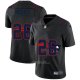 Camiseta NFL Limited New England Patriots Michel Logo Dual Overlap Negro
