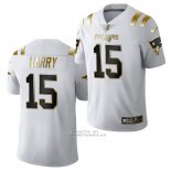 Camiseta NFL Limited New England Patriots N'keal Harry Golden Edition 2020 Blanco