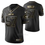 Camiseta NFL Limited New York Jets C.j. Mosley Golden Edition Negro