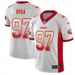 Camiseta NFL Limited San Francisco 49ers Bosa Rush Drift Fashion Blanco
