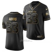 Camiseta NFL Limited Seattle Seahawks Jamal Adams Golden Edition Negro