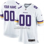 Camiseta NFL Nino Minnesota Vikings Personalizada Blanco