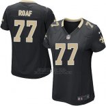Camiseta New Orleans Saints Roaf Negro Nike Game NFL Mujer