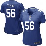 Camiseta New York Giants Taylor Azul Nike Game NFL Mujer