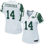 Camiseta New York Jets Fitzpatrick Blanco Nike Game NFL Mujer