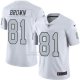 Camiseta Oakland Raiders Brown Blanco Nike Legend NFL Hombre