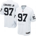 Camiseta Oakland Raiders Edwaros Jr Blanco Nike Game NFL Nino