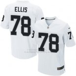 Camiseta Oakland Raiders Ellis Blanco Nike Elite NFL Hombre