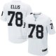 Camiseta Oakland Raiders Ellis Blanco Nike Elite NFL Hombre
