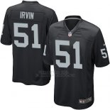 Camiseta Oakland Raiders Irvin Negro Nike Game NFL Nino