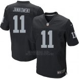 Camiseta Oakland Raiders Janikowski Negro Nike Elite NFL Hombre