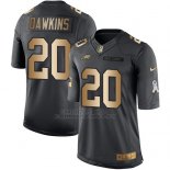 Camiseta Philadelphia Eagles Dawkins Negro 2016 Nike Gold Anthracite Salute To Service NFL Hombre