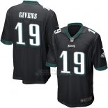 Camiseta Philadelphia Eagles Givens Negro Nike Game NFL Nino