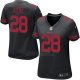 Camiseta San Francisco 49ers Hyde Negro Nike Game NFL Mujer