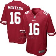 Camiseta San Francisco 49ers Montana Rojo Nike Game NFL Nino