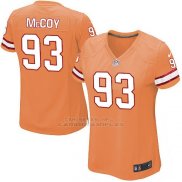 Camiseta Tampa Bay Buccaneers McCoy Naranja Nike Game NFL Mujer