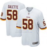 Camiseta Washington Commanders Galette Blanco Nike Game NFL Nino